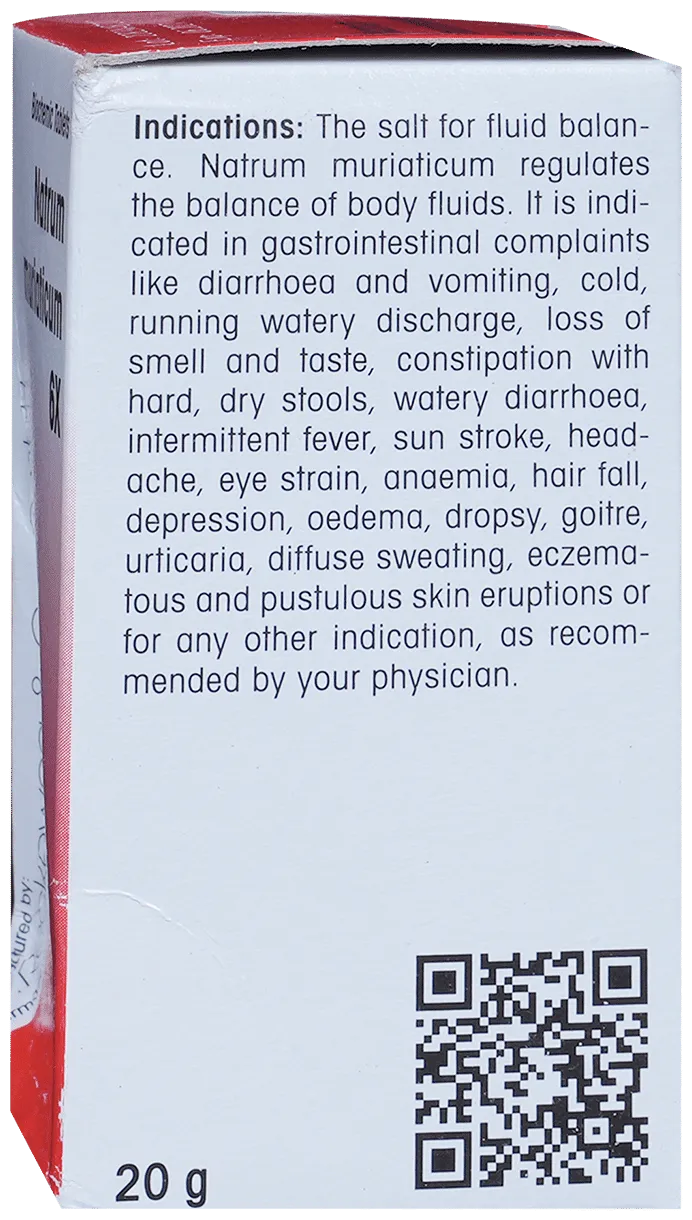 Dr. Reckeweg Natrum Muriaticum Biochemic Tablet 6X - Image 3