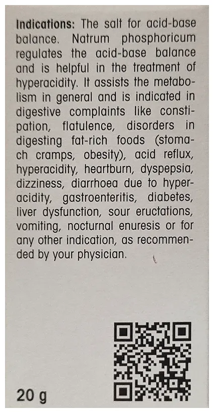 Dr. Reckeweg Natrum Phosphoricum 3x Biochemic Tablets - Image 2