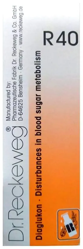 Dr. Reckeweg R40 Diabetes Drop Homeopathic Medicine