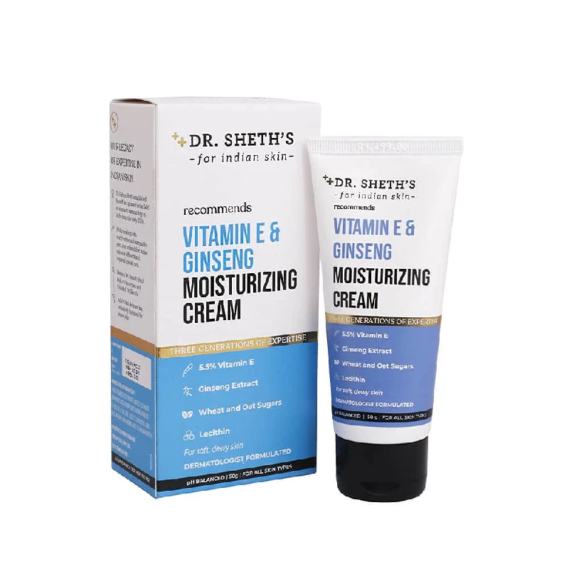 Dr. Sheth's Vitamin E & Ginseng Face Moisturizer Cream