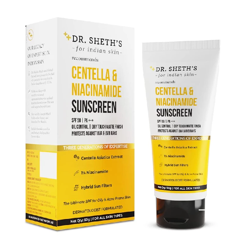 Dr. Sheth's Centella & Niacinamide Sunscreen - Image 1