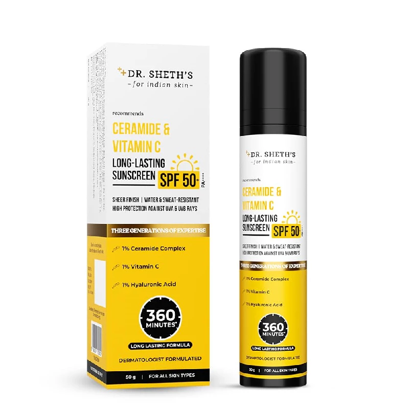 Dr. Sheth's Ceramide & Vitamin C Long lasting Sunscreen - Image 1