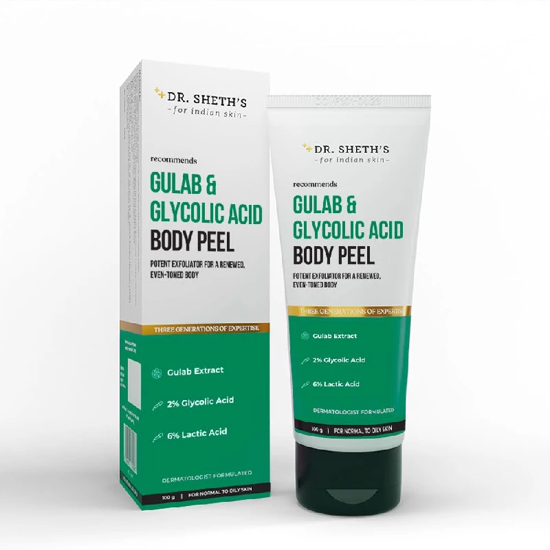 Dr. Sheth's Gulab & Glycolic Acid Body Peel - Image 1