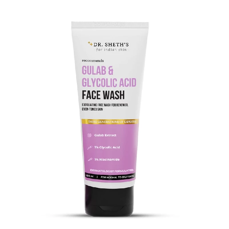 Dr. Sheth's Gulab & Glycolic Acid Face Wash - Image 1