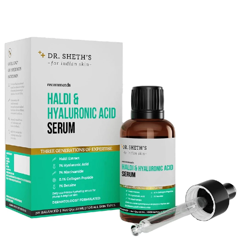 Dr. Sheth's Haldi & Hyaluronic Acid Face Serum - Image 1
