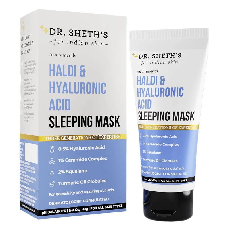 Dr. Sheth's Haldi & Hyaluronic Acid Sleeping Mask Cream - Image 1