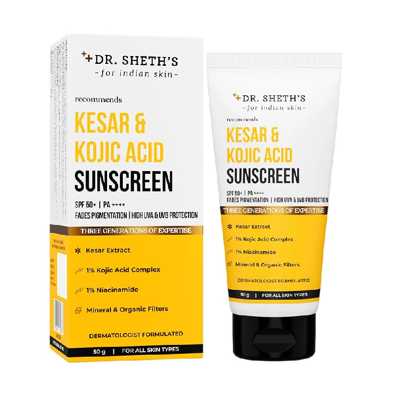 Dr. Sheth's Kesar & Kojic Acid Sunscreen - Image 1