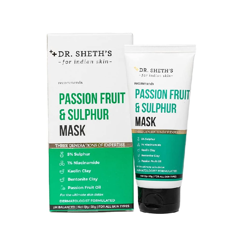 Dr. Sheth's Passion Fruit & Sulphur Mask - Image 1