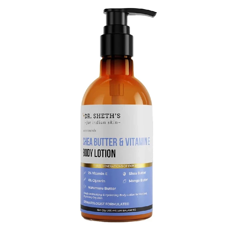 Dr. Sheth's Shea Butter & Vitamin E Body Lotion - Image 1