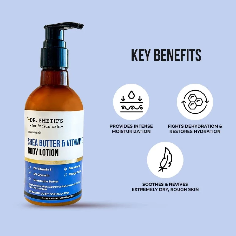 Dr. Sheth's Shea Butter & Vitamin E Body Lotion - Image 4