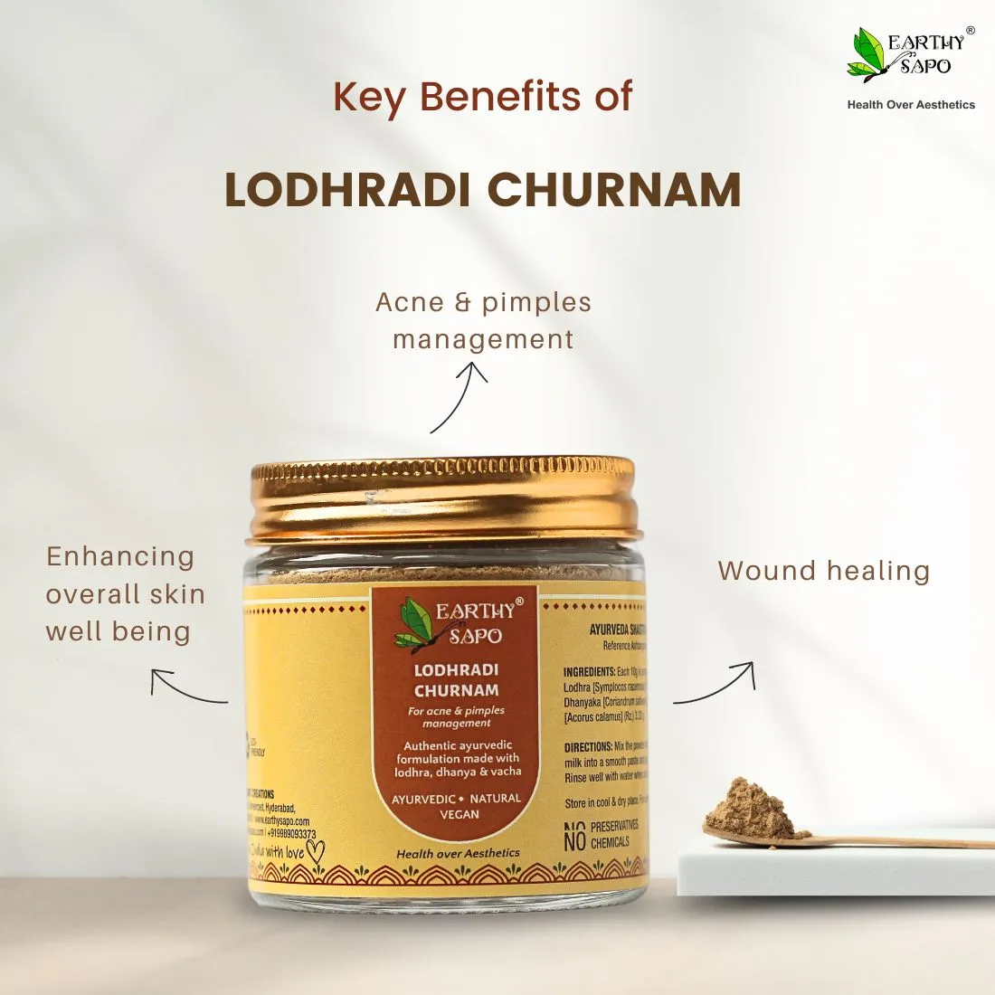 Earthy Sapo Lodhradi Churnam - Image 6