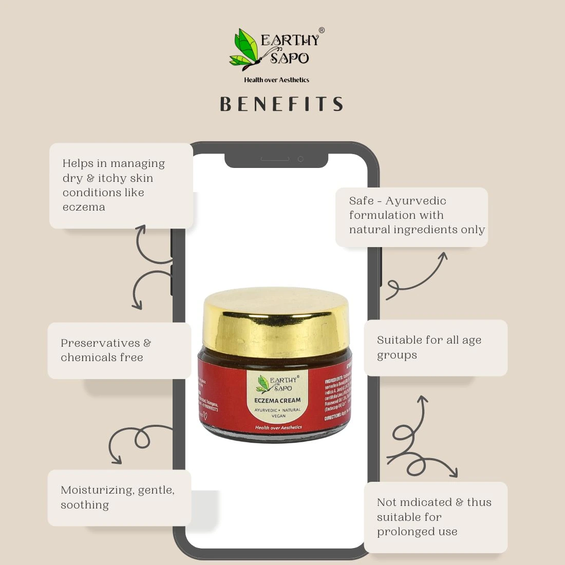 Earthy Sapo Eczema Cream - Image 3