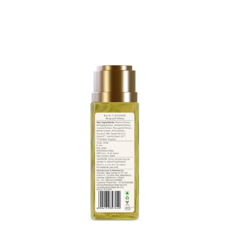 Forest Essentials Hair Cleanser Bhringraj & Shikakai Shampoo for Hair Fall & Dandruff - Image 9