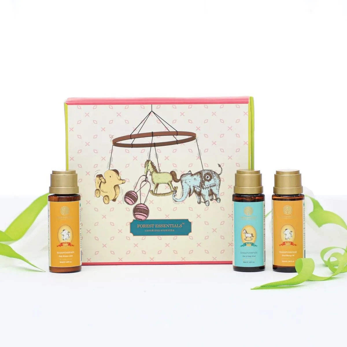 Forest Essentials Baby Care Mini Selection Forest Essentials Baby Care Mini Selection-Pack Size-Pack of 3