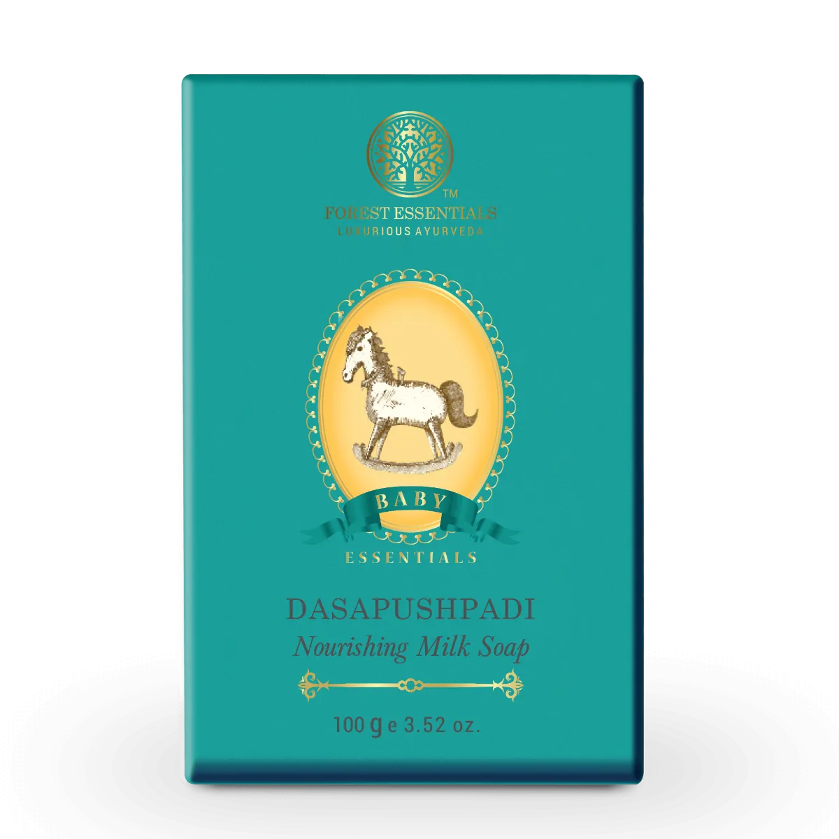 Forest Essentials Dasapushpadi Nourishing Milk Soap Forest Essentials Dasapushpadi Nourishing Milk Soap-Pack Size-100 g