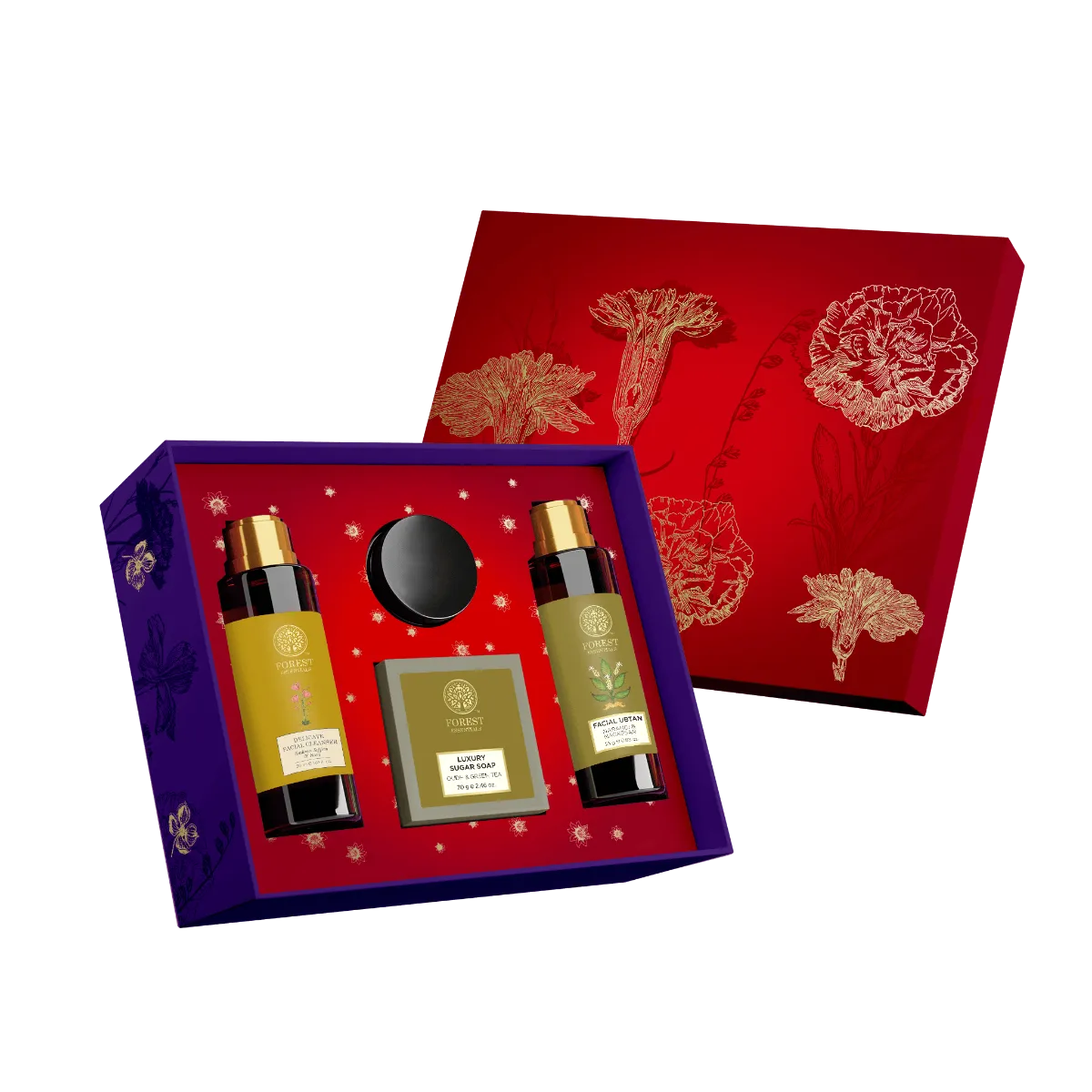 Forest Essentials Heritage Skin Renewal Ritual Gift Forest Essentials Heritage Skin Renewal Ritual Gift-Pack Size-Pack of 4