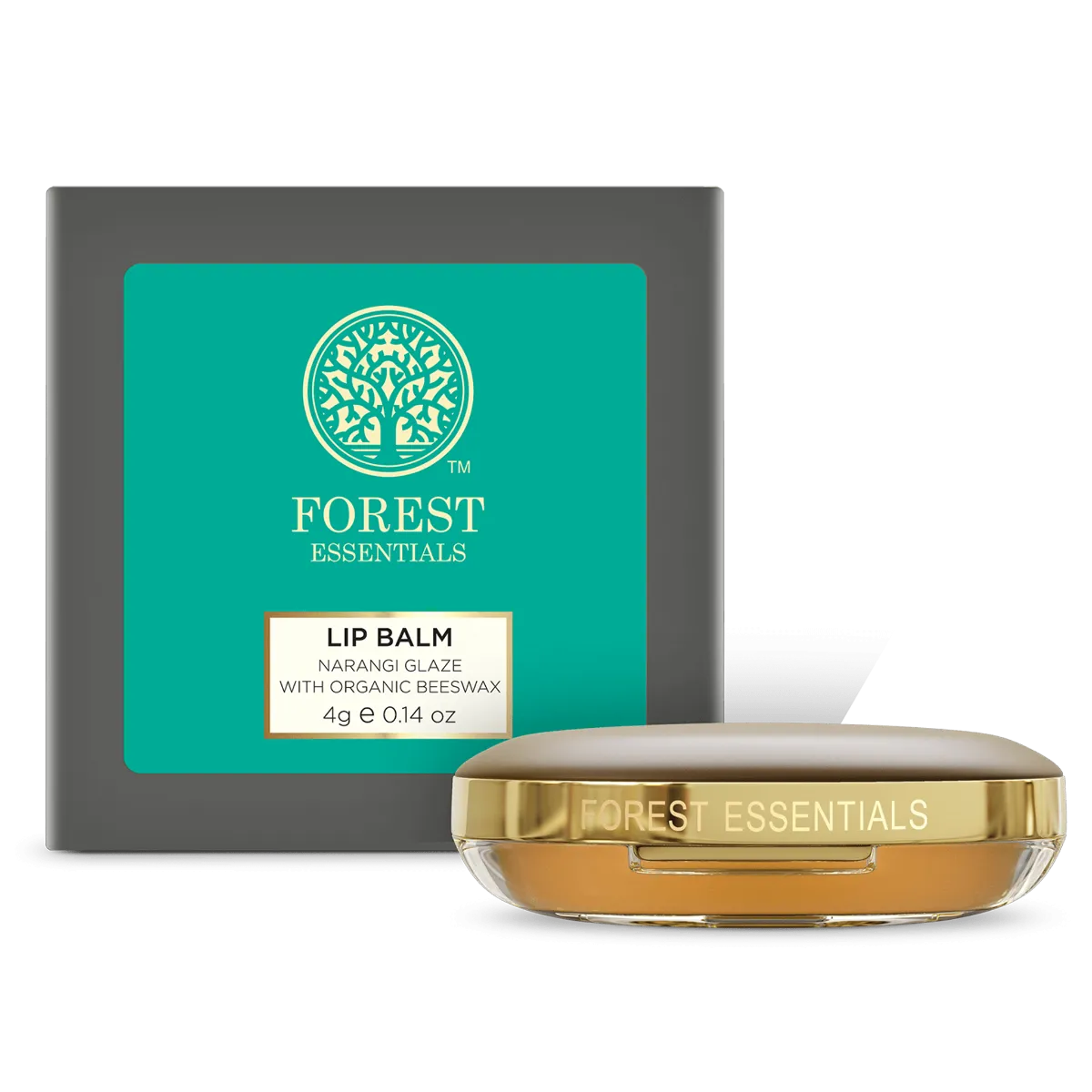 Forest Essentials Luscious Lip Balm Narangi Glaze Forest Essentials Luscious Lip Balm Narangi Glaze-Pack Size-4 g