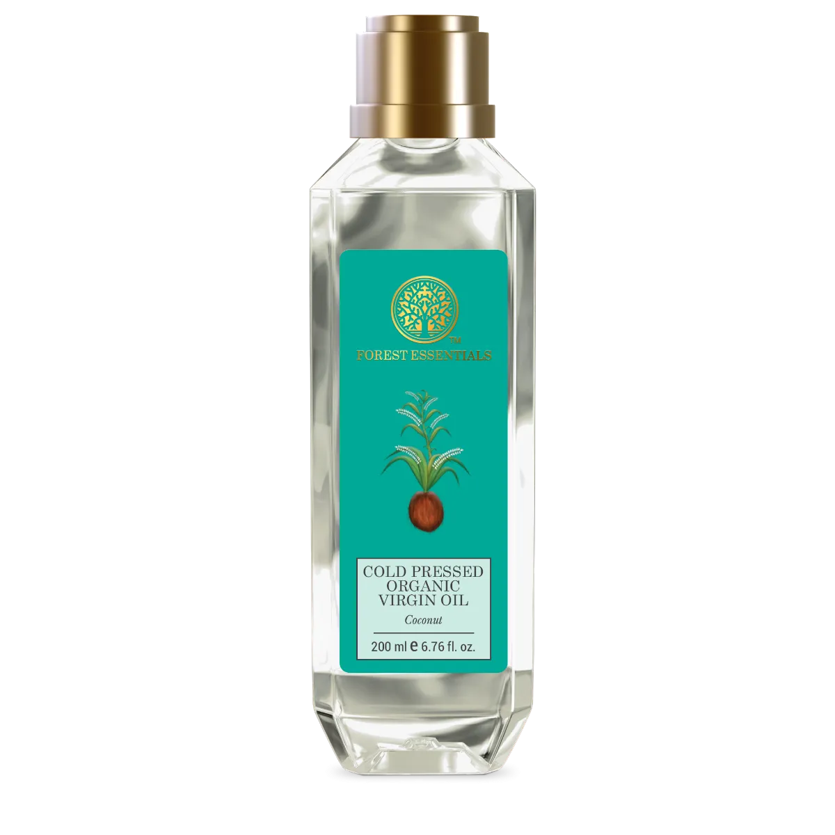 Forest Essentials Organic Cold Pressed Virgin Oil Coconut - Image 2