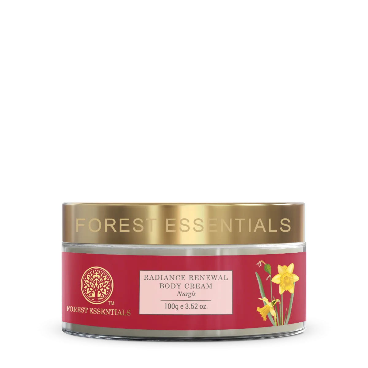 Forest Essentials Radiance Renewal Body Cream Nargis Forest Essentials Radiance Renewal Body Cream Nargis-Pack Size-100 g