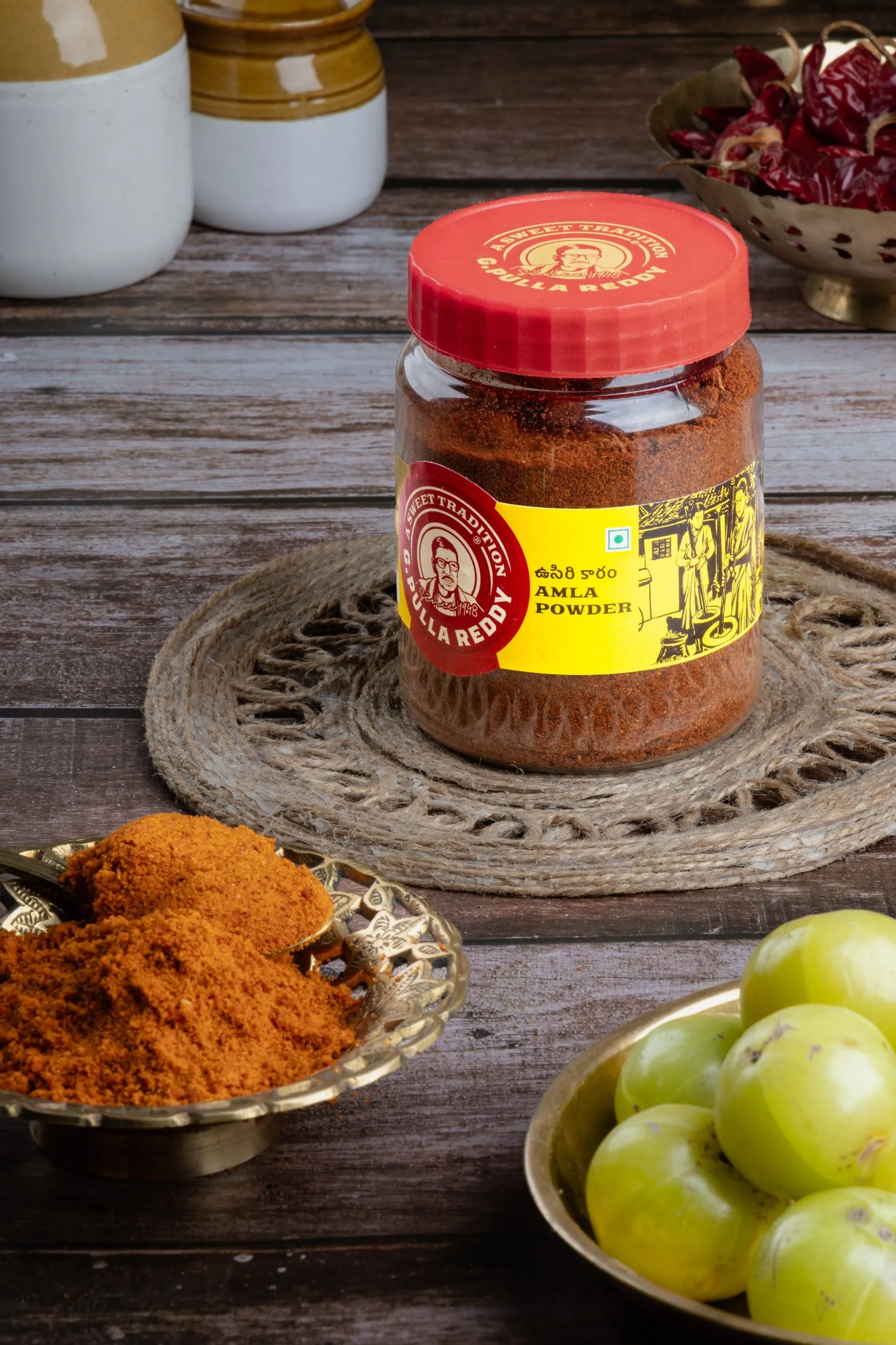 G Pulla Reddy Amla Powder G Pulla Reddy Amla Powder-Pack Size-With Garlic