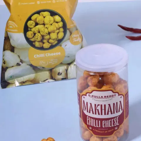 G Pulla Reddy Chilli Cheese Makhana G Pulla Reddy Chilli Cheese Makhana-Pack Size-30 g