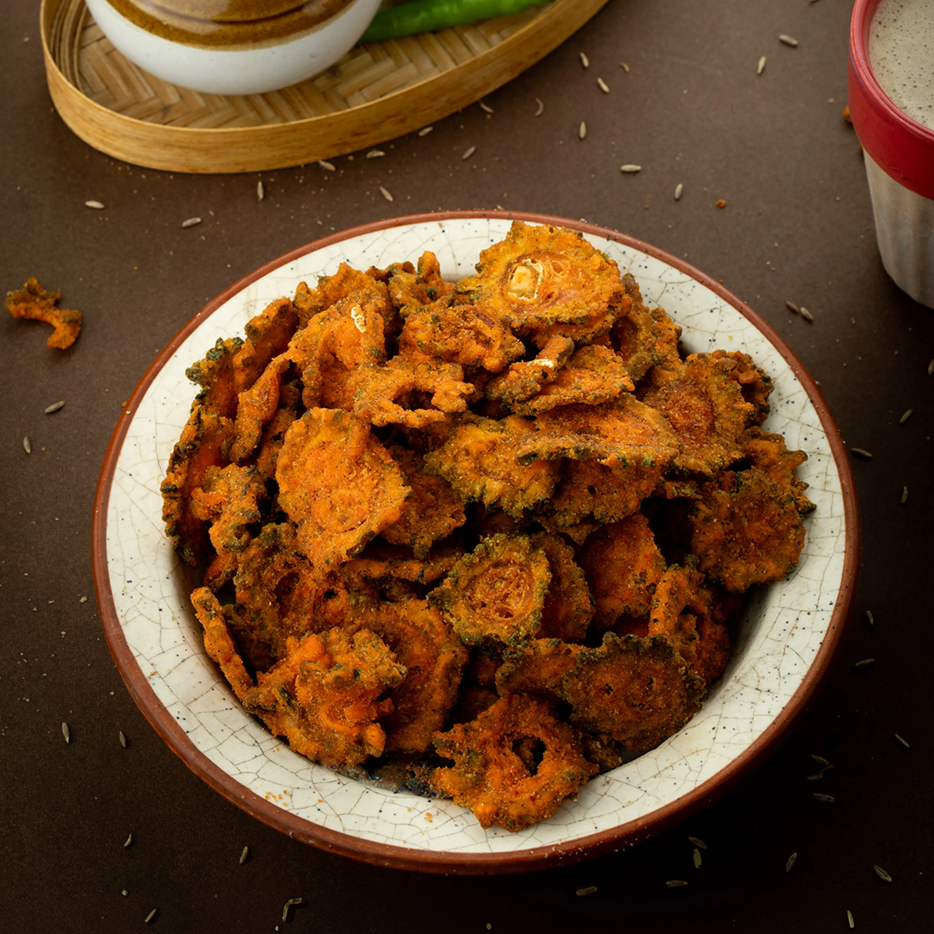 G Pulla Reddy Karela Chips G Pulla Reddy Karela Chips-Pack Size-100 g