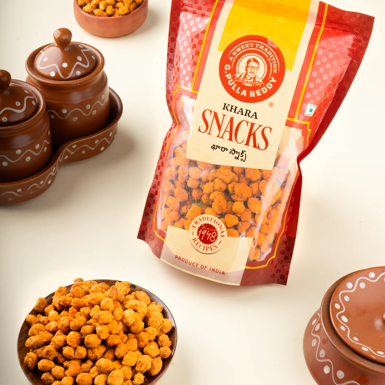 G Pulla Reddy Masala Peanuts G Pulla Reddy Masala Peanuts-Pack Size-300 g