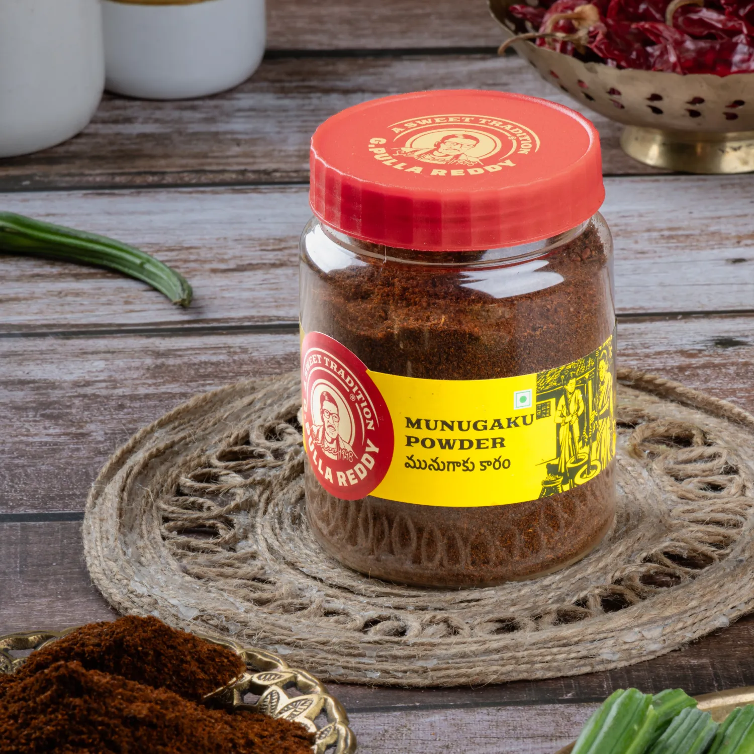 G Pulla Reddy Munugaku Powder G Pulla Reddy Munugaku Powder-Pack Size-With Garlic
