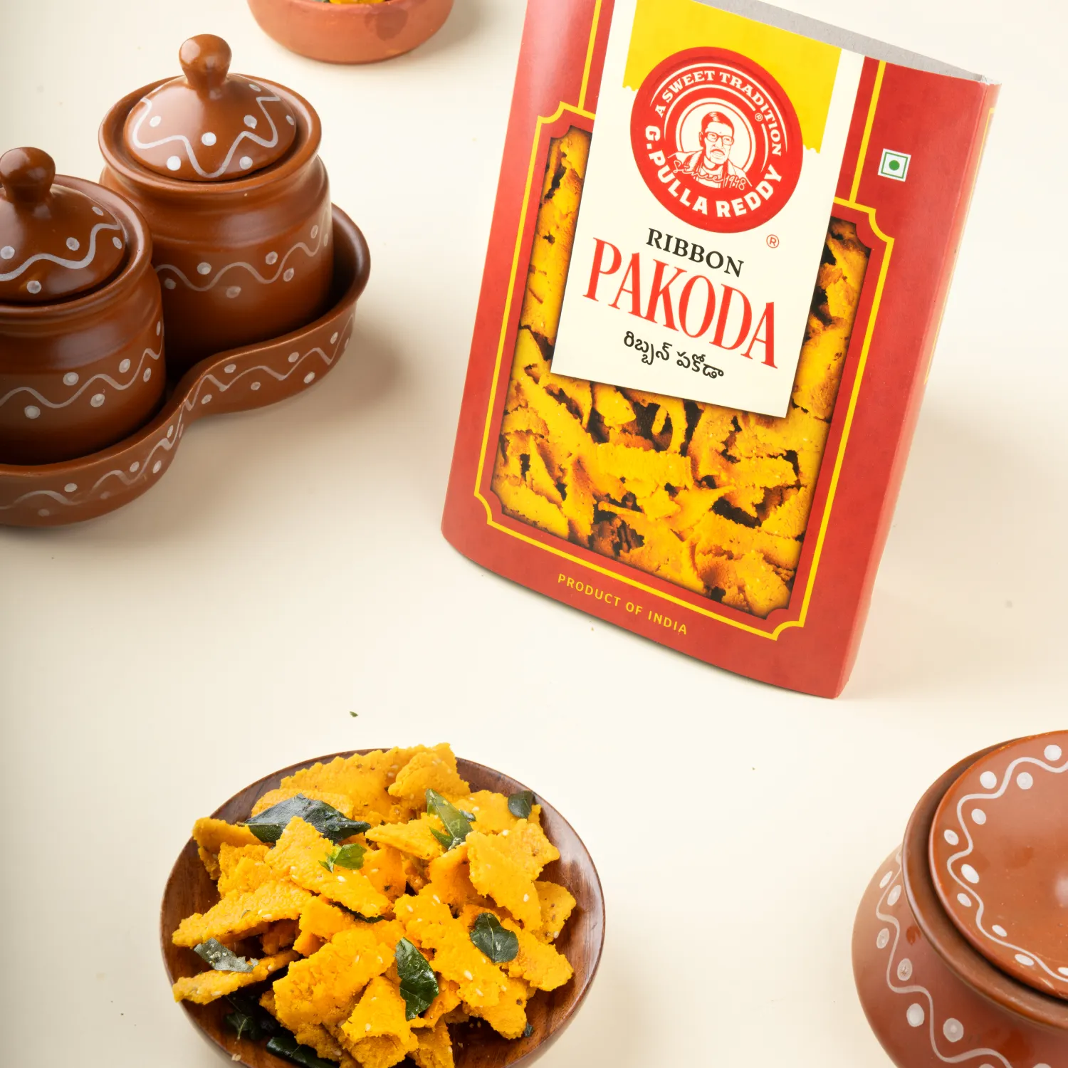 G Pulla Reddy Ribbon Pakoda G Pulla Reddy Ribbon Pakoda-Pack Size-200 g