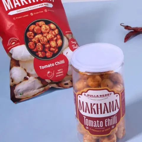 G Pulla Reddy Tomato Chilli Makhana G Pulla Reddy Tomato Chilli Makhana-Pack Size-30 g