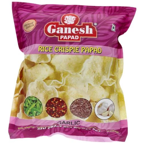 Ganesh Papad Garlic Papad Rice Crispy