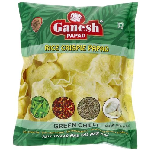 Ganesh Papad Papad - Green Chilly - Image 1