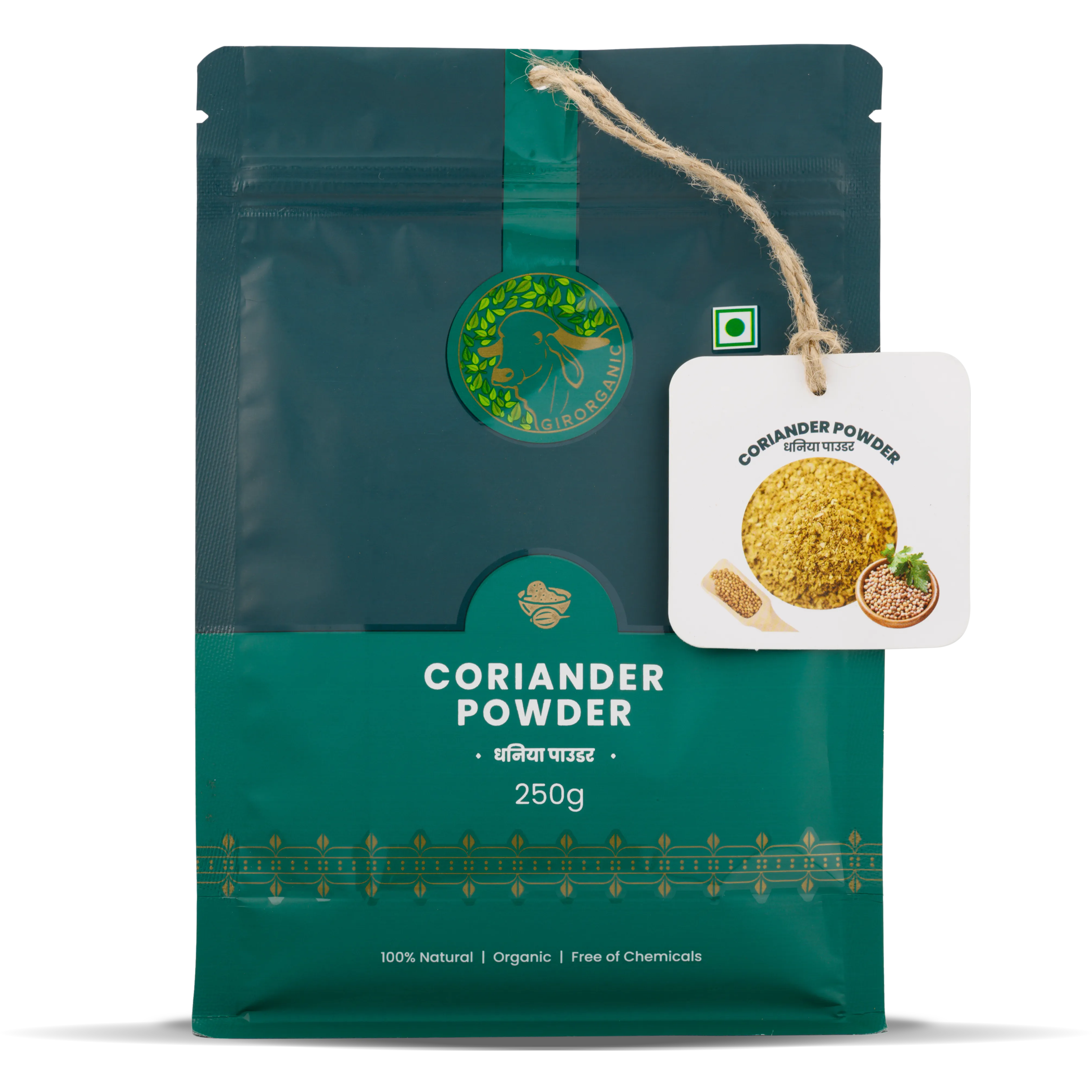 Gir Organic Coriander Powder Stone Ground - Image 9