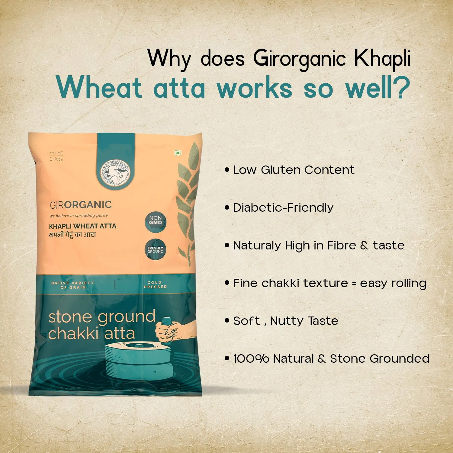 Gir Organic Khapli Wheat Atta - Image 11