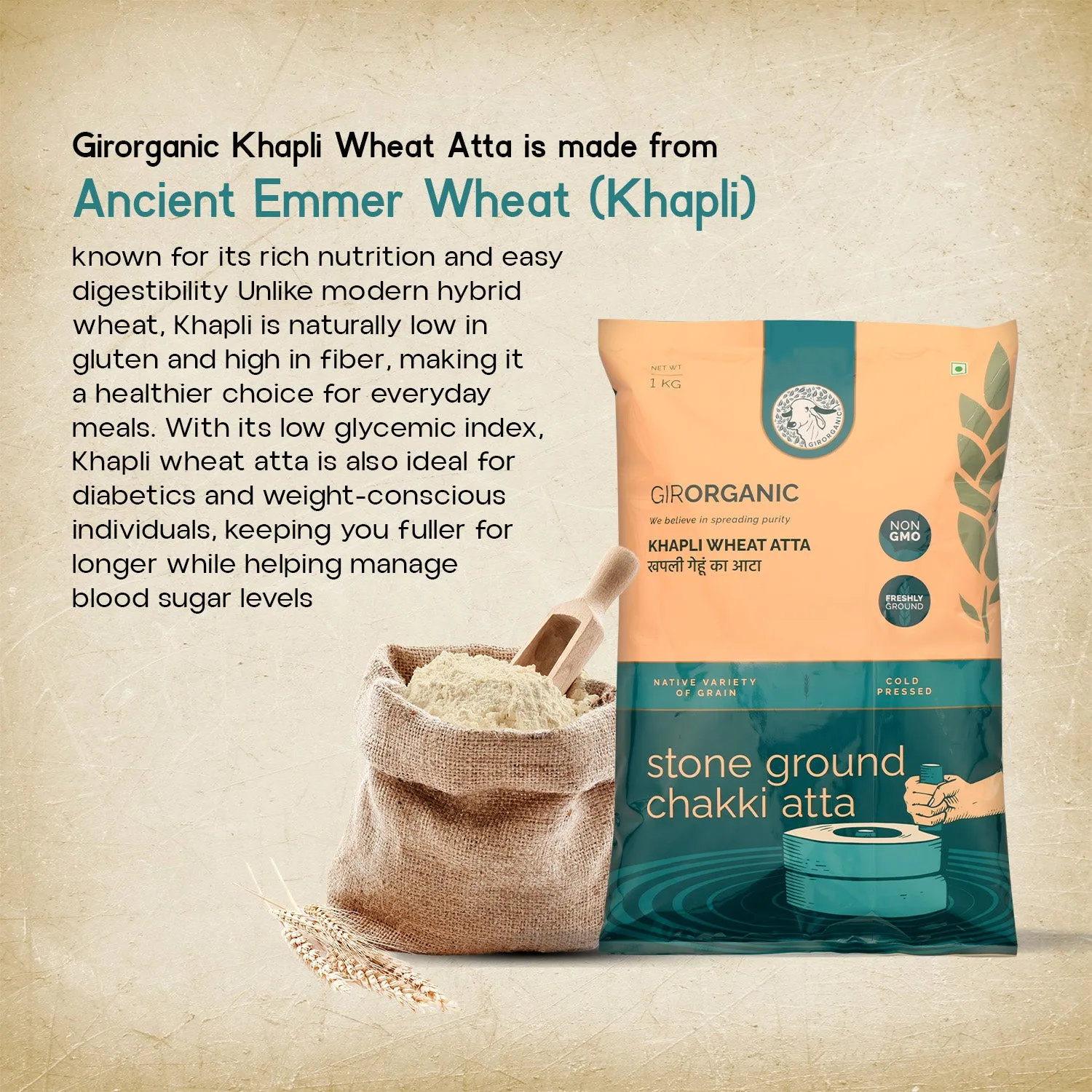 Gir Organic Khapli Wheat Atta - Image 12