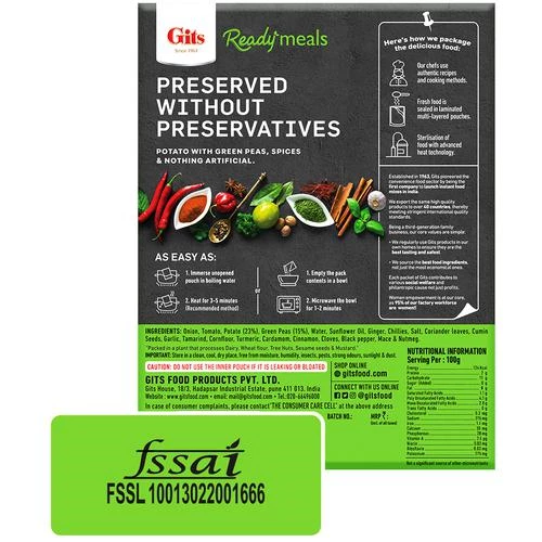 Gits Ready Meals - Aloo Matar - Image 5