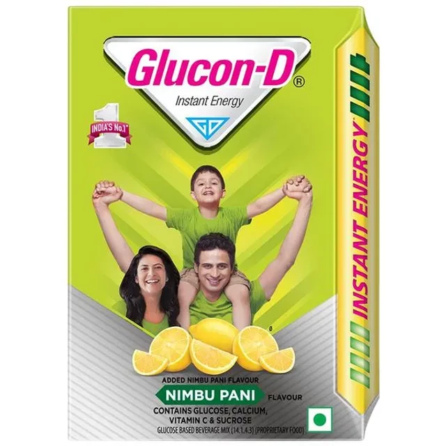 Glucon D Instant Energy Health Drink - Nimbu Pani