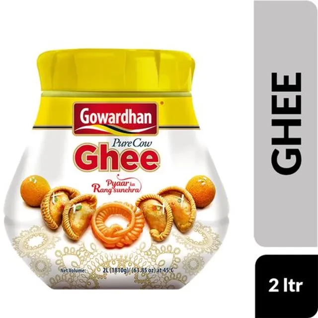 Gowardhan Pure Cow Ghee - Rich Source Of Vitamins & Beta Carotene - Image 1