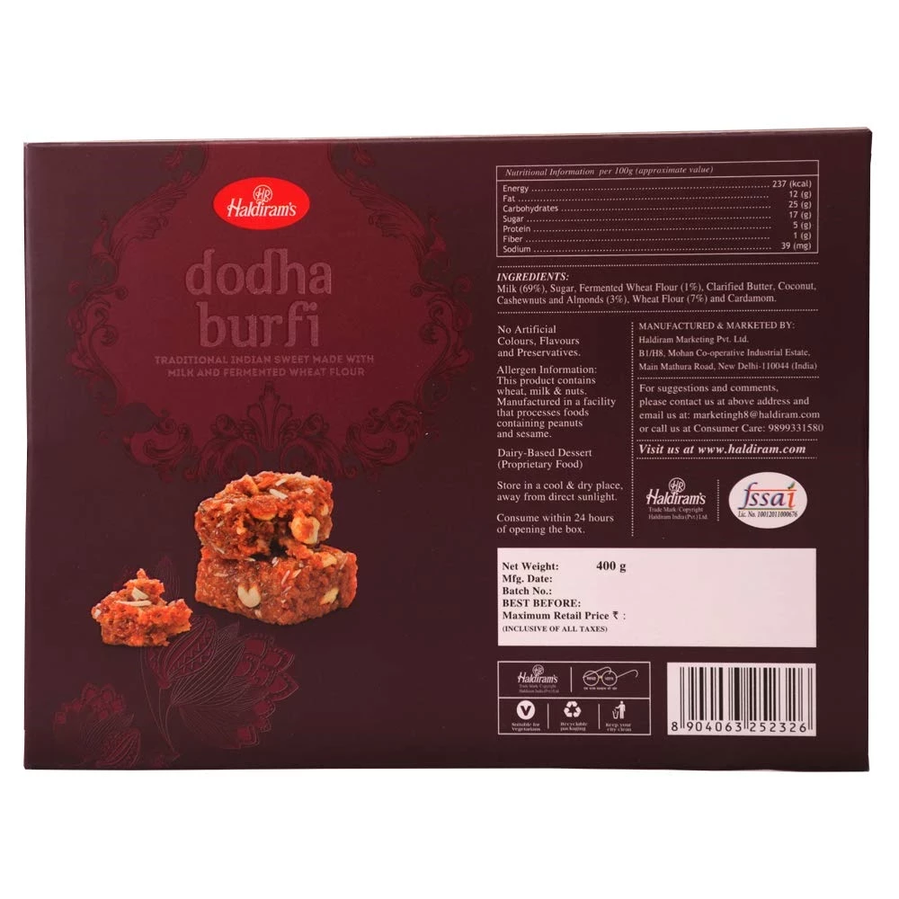 Haldiram's Dodha Burfi - Image 2