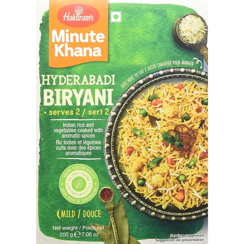 Haldiram's Ready To Eat Hyderabadi Biryani - Image 1