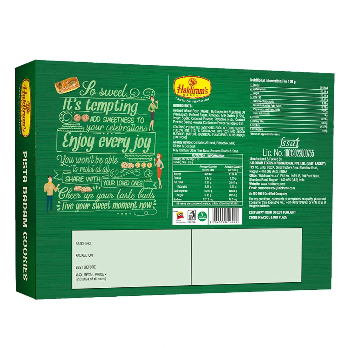 Haldiram's - Pista Badam Cookies - Image 6