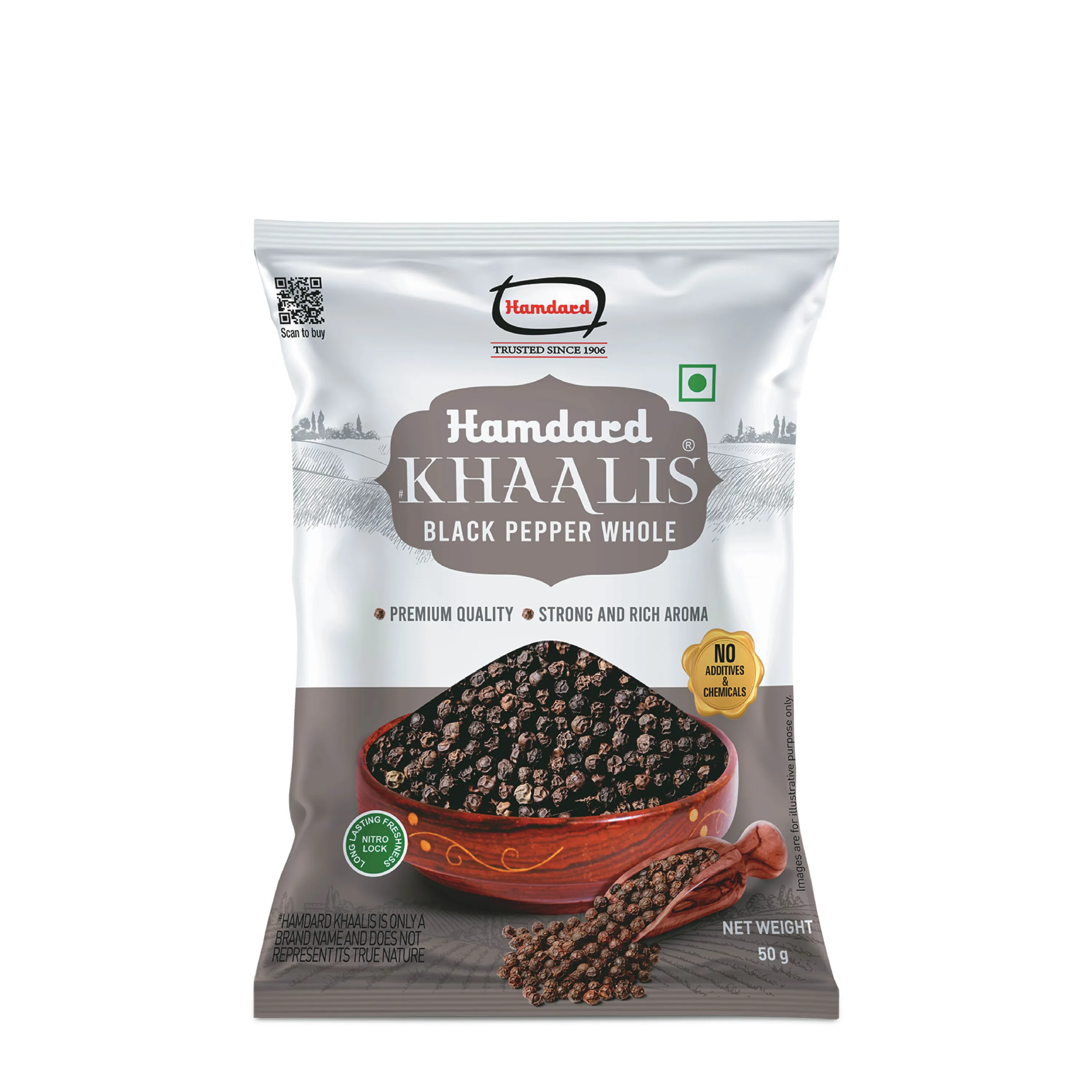 Hamdard Khaalis Black Pepper (Kaali Mirch) Whole - Image 6