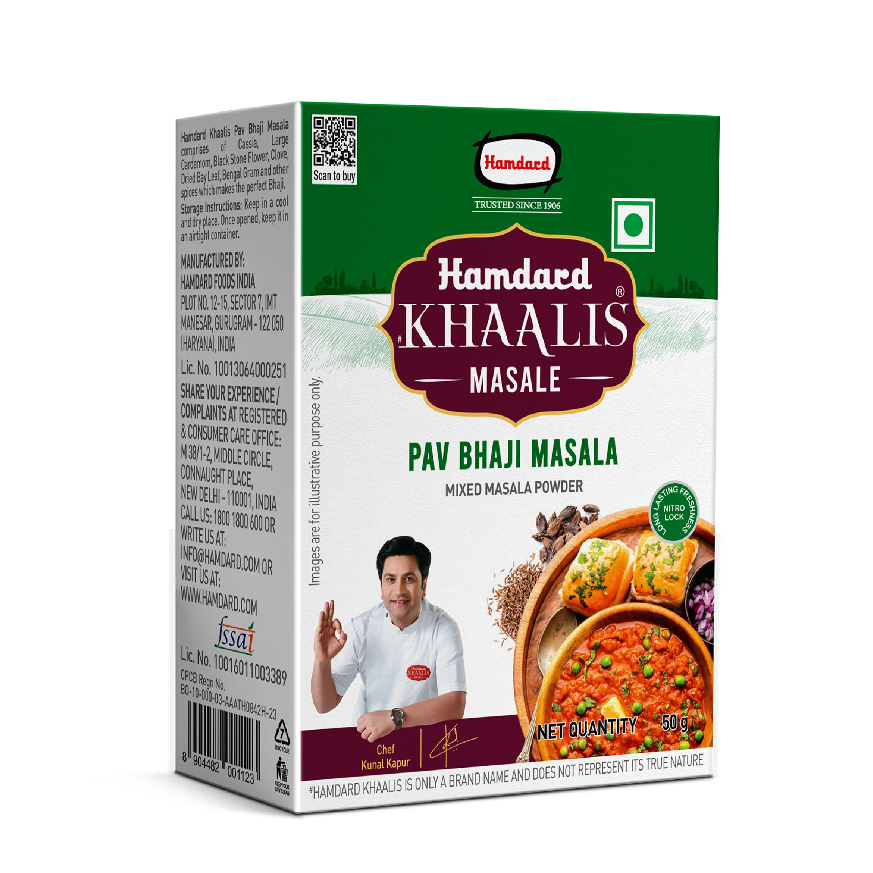 Hamdard Khaalis Pav Bhaji Masala