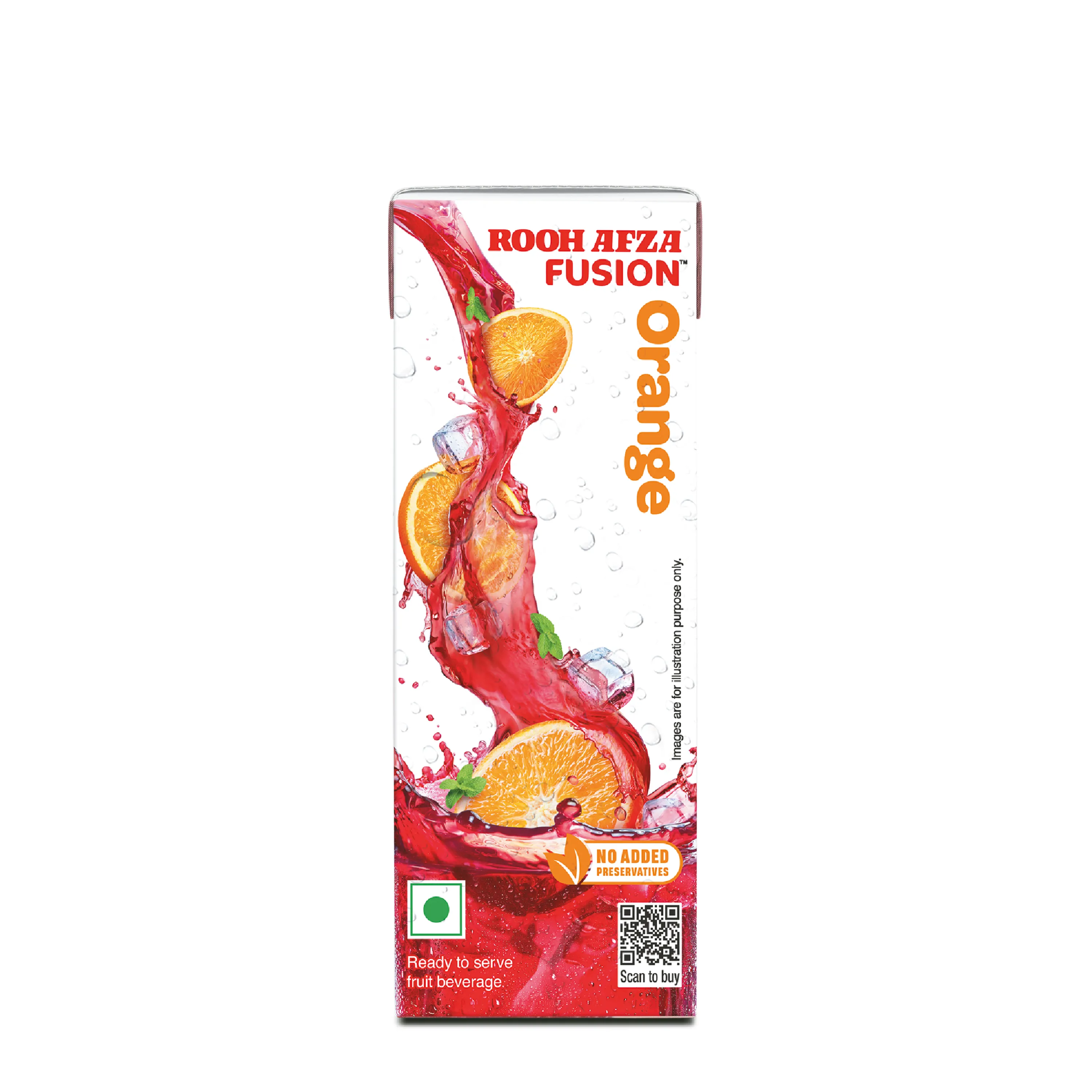 Hamdard Rooh Afza Fusion Orange