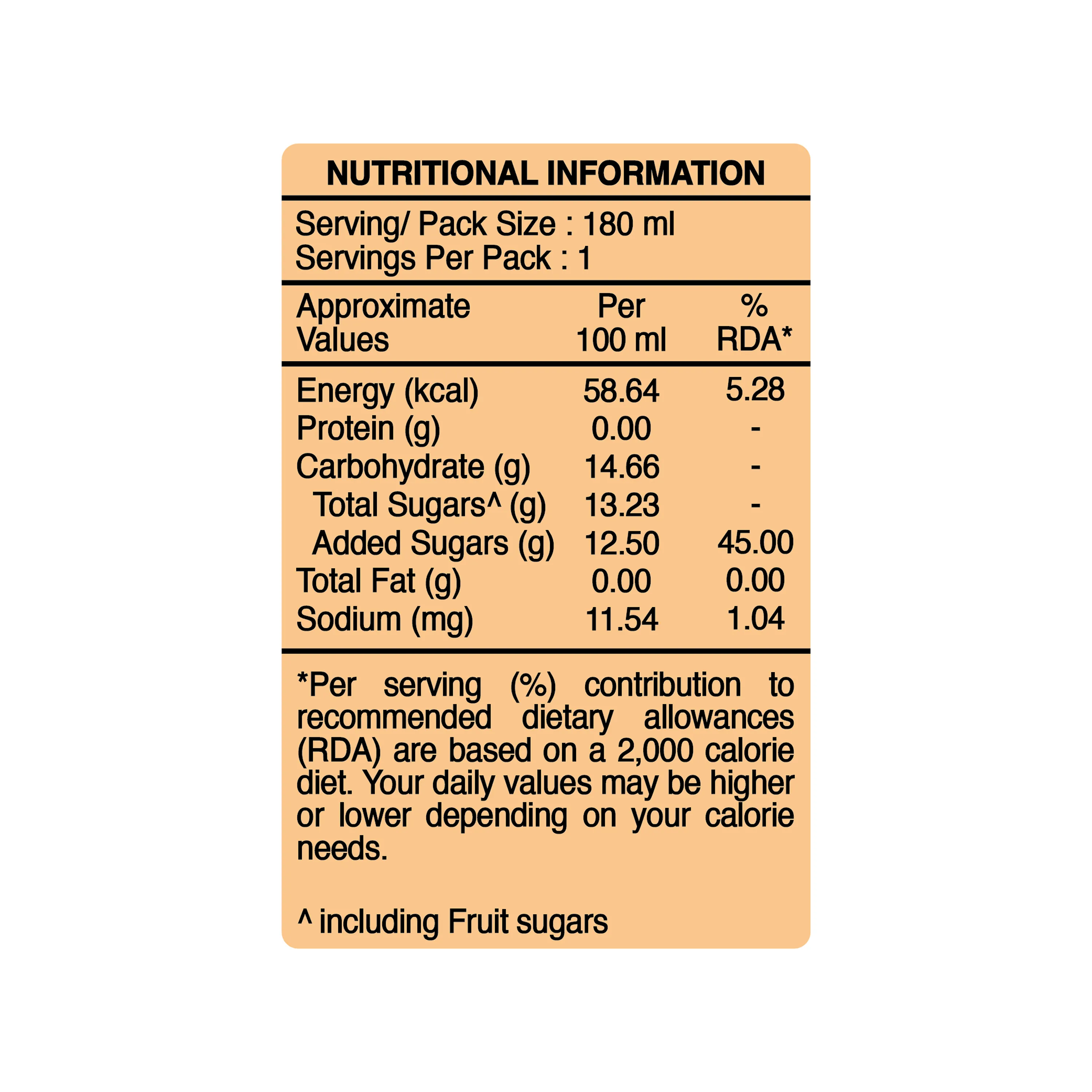 Hamdard Rooh Afza Fusion Orange - Image 4