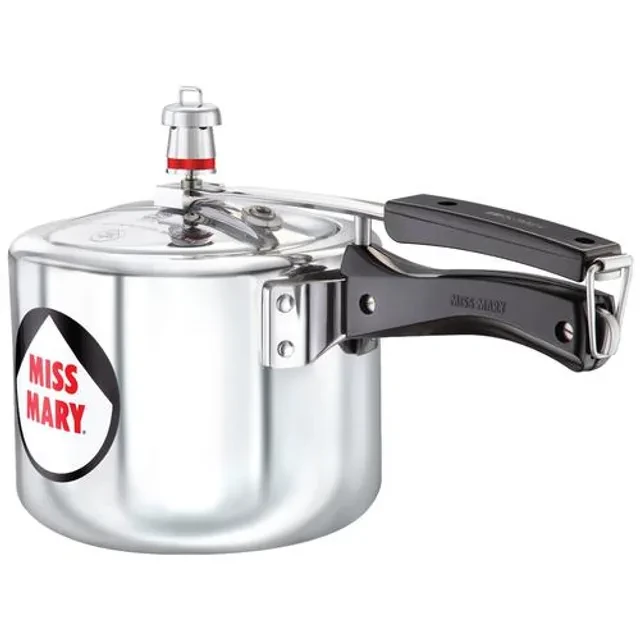 Hawkins Miss Mary Aluminium Inner Lid Pressure Cooker - With Handle, Silver, MM30 Hawkins Miss Mary Aluminium Inner Lid Pressure Cooker - With Handle, Silver, MM30--3 l