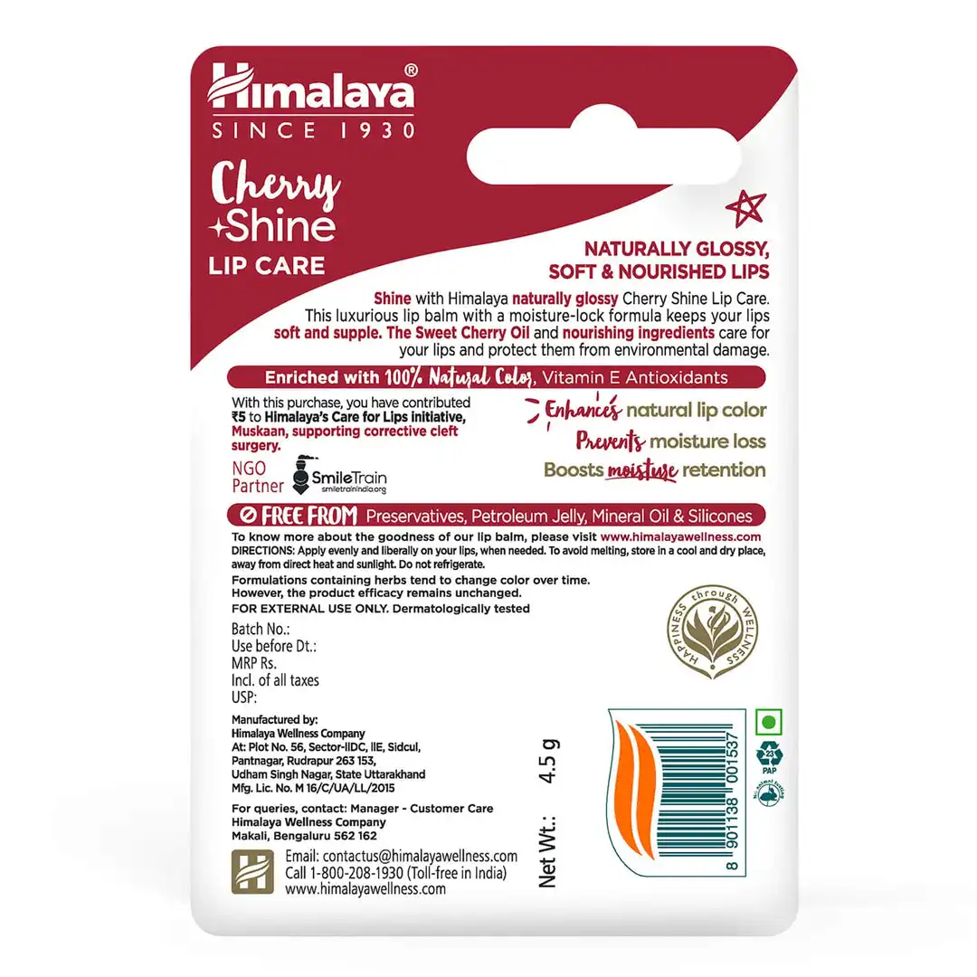 Himalaya Cherry Shine Lip Care - Image 6