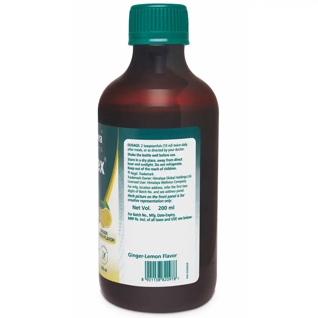 Himalaya Gasex Syrup Ginger Lemon Flavor - Image 2