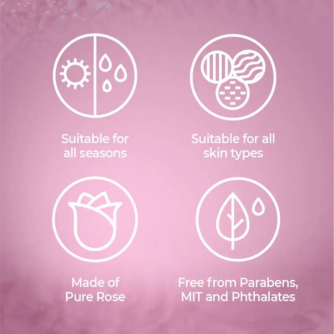 Himalaya Natural Glow Rose Face Gel - Image 2