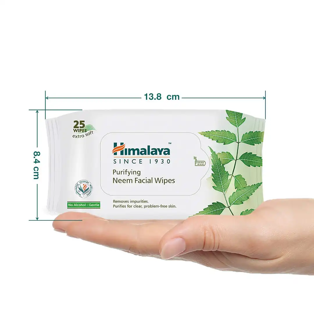 Himalaya Purifying Neem Facial Wipes - Image 6
